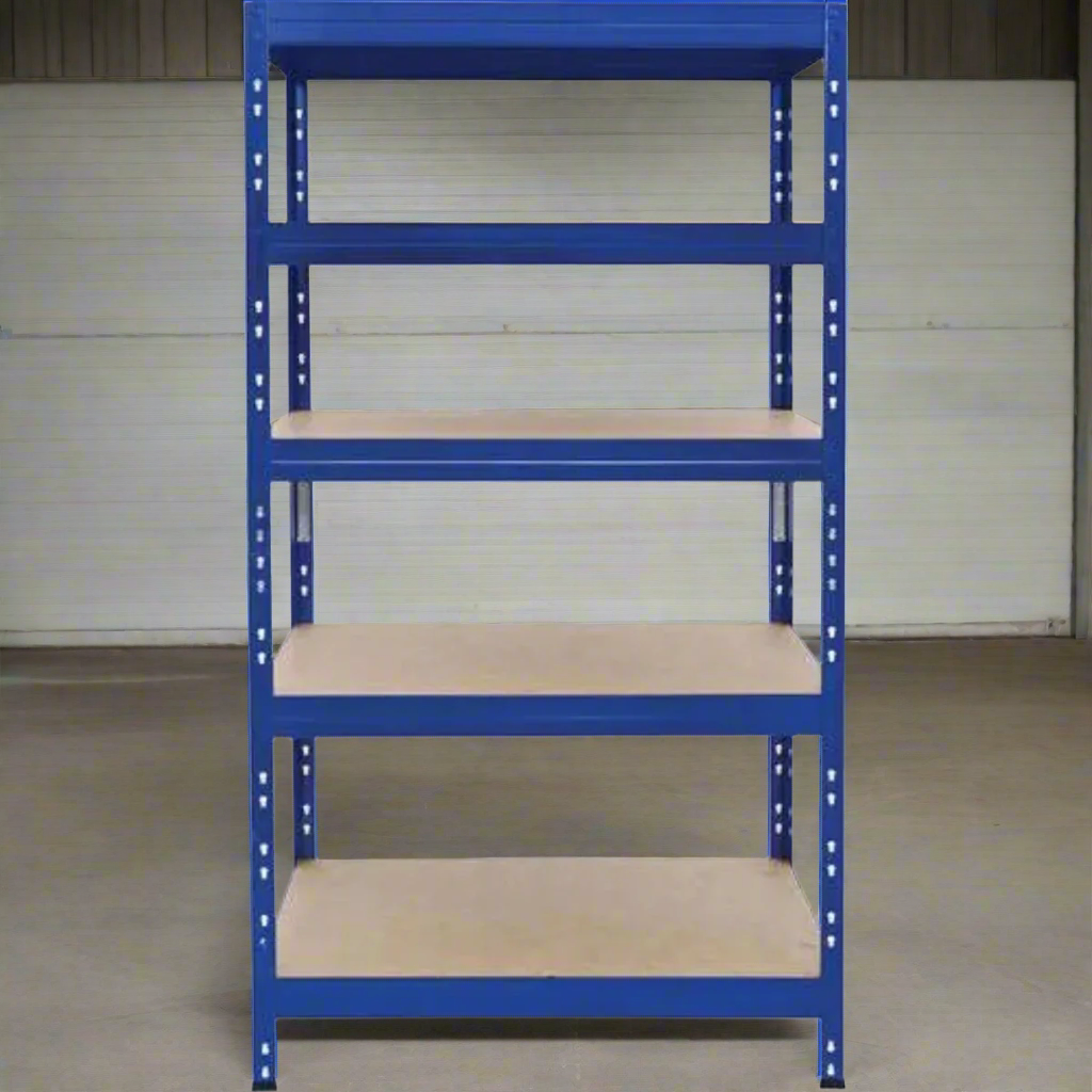 New Quick Click Shelving 1800mm High x 900mm Wide x 450mm Deep - 5 Shelf Positions - Loading 350kg/Shelf