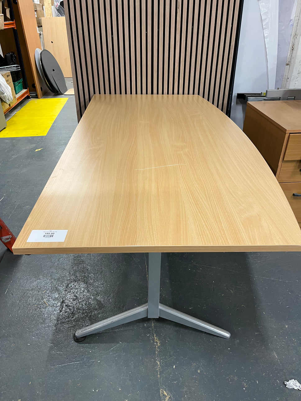 Beech tilt top table 1800 x 860