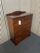 Mahogany 4+2 drawer chest of drawers (H 112 x W 88 x D 40 cm) 44685