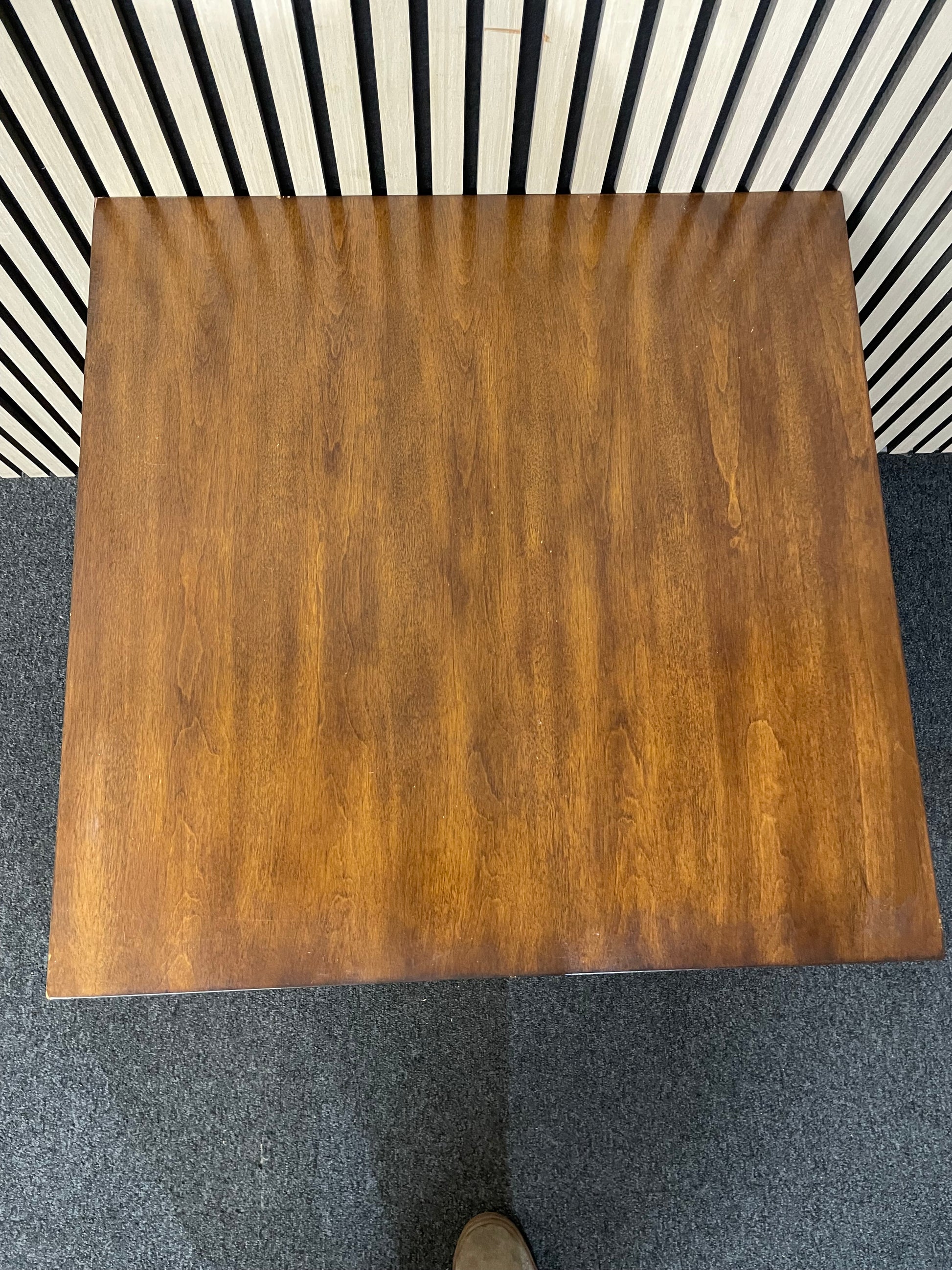 Square darkwood lamp table (H 80 x W 60 x D 40 cm) 4225