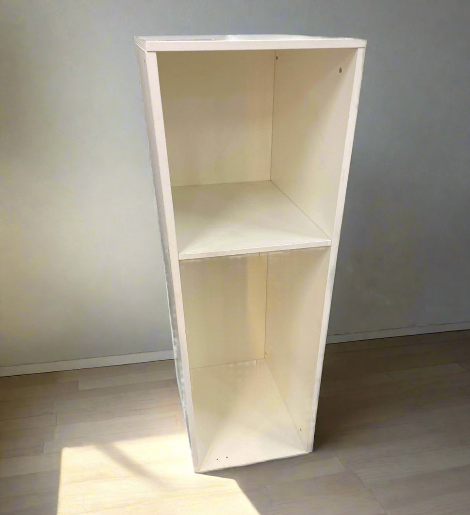 White wooden open storage unit (1500*400*220)