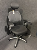 NEW Sandro mesh back executive chair with black air mesh seat, height adjustable arms, 5 star base. PRICE INC VAT
