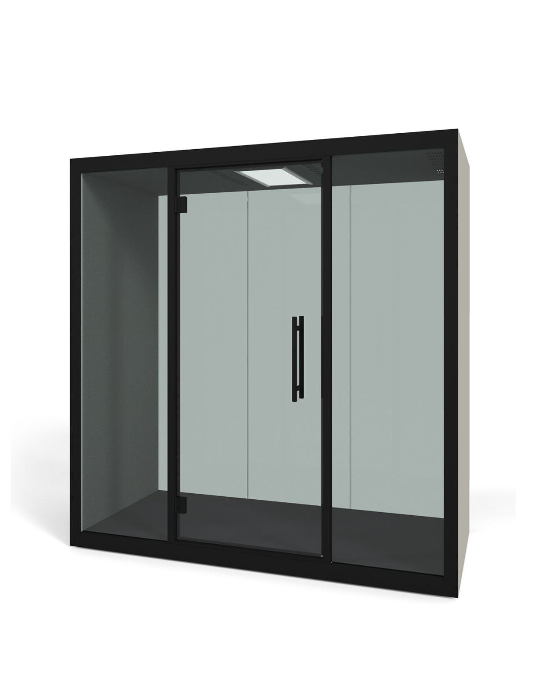 BRAND NEW CHATBOX DUO SOUNDPROOF BOOTH in black (Internal dimensions: Width Depth Height Weight 2000 930 2040/ 550kg) (€7500 + VAT)