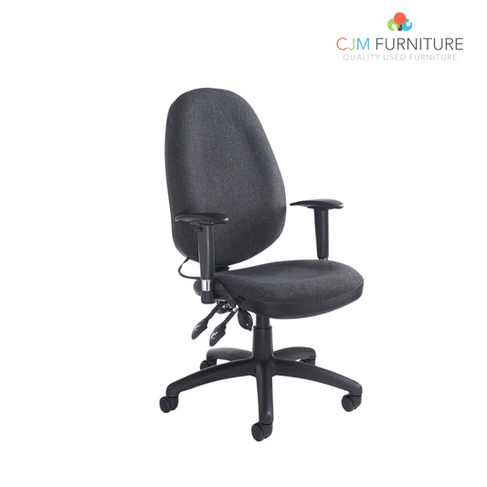 Sofia 2 lever swivel chair with pump  up lumbar support with HA arms