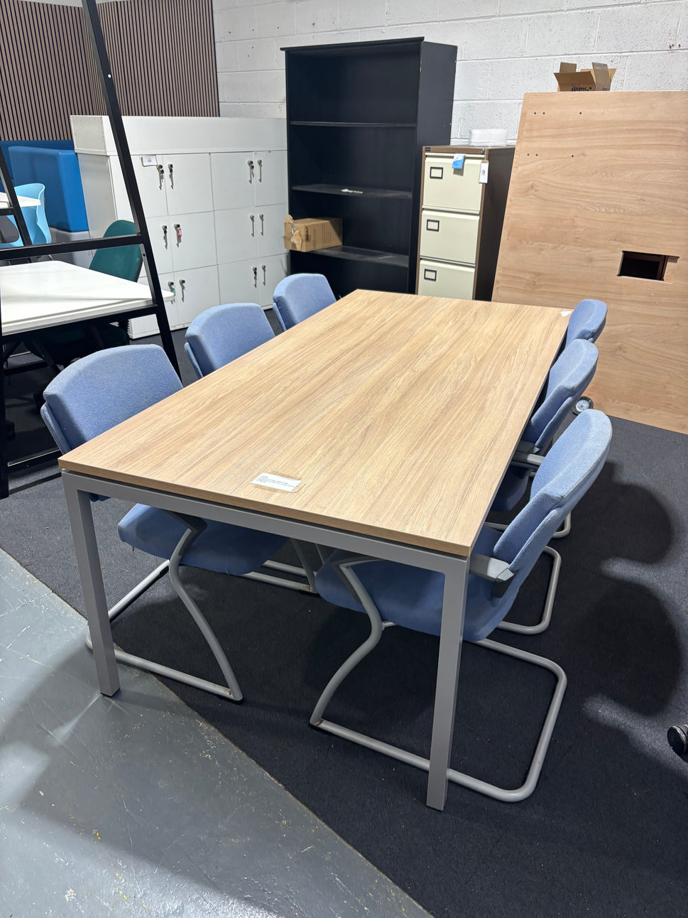 American Oak meeting table (choose size)