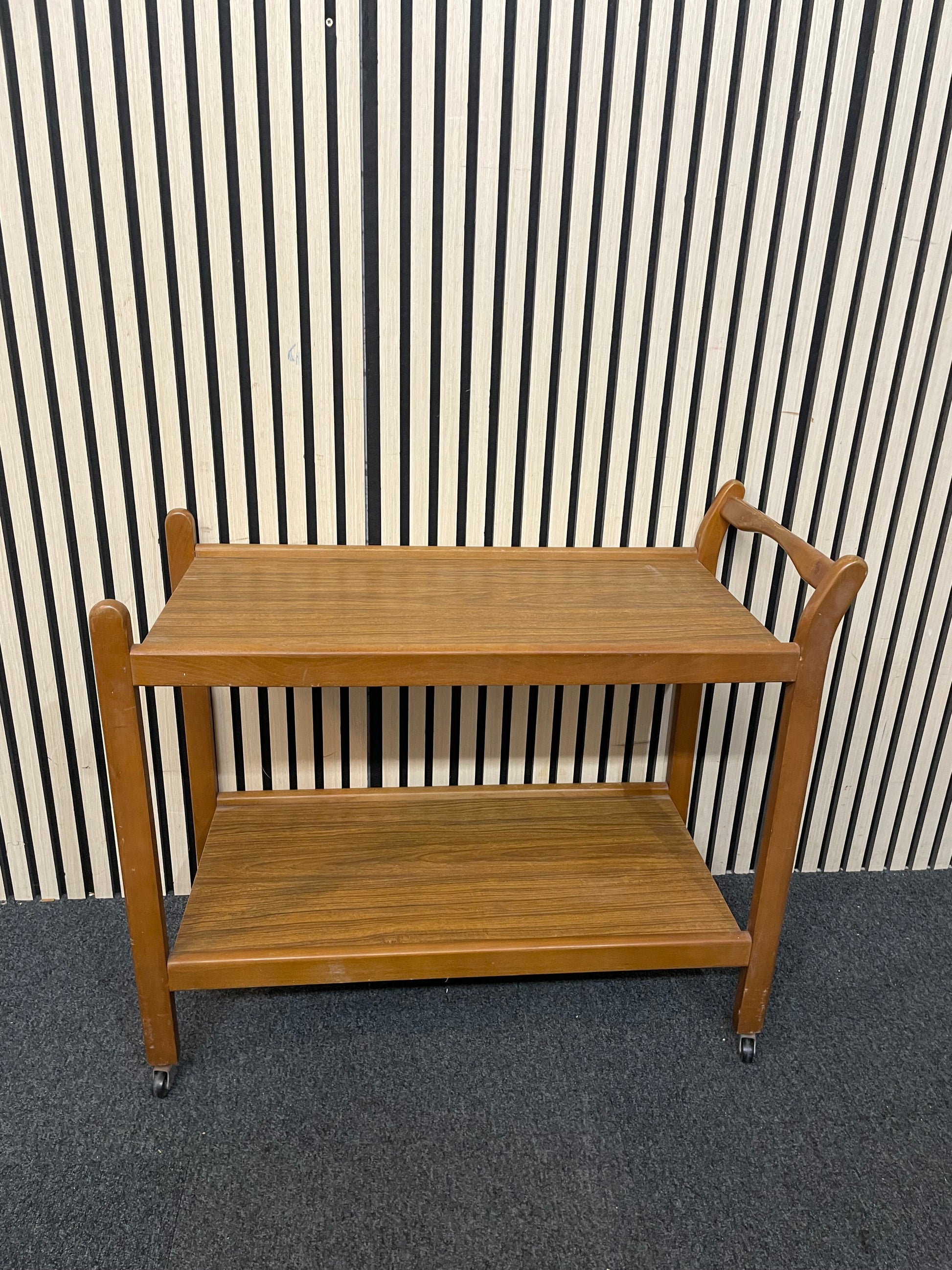 retro teak tea trolley 1126
