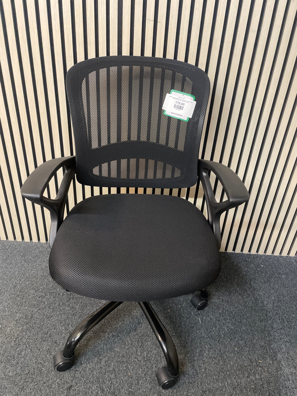 Tyler Mesh Back Operator Chair Black Mesh Frame