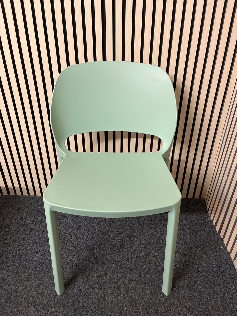 NEW Contra one piece polypropylene Chair - Green. BRAND NEW STACKABLE. PRICE INC VAT. OTHER COLOUR OPTIONS AVAILABLE ALSO