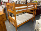 Solid pine framed bunk bed 43965