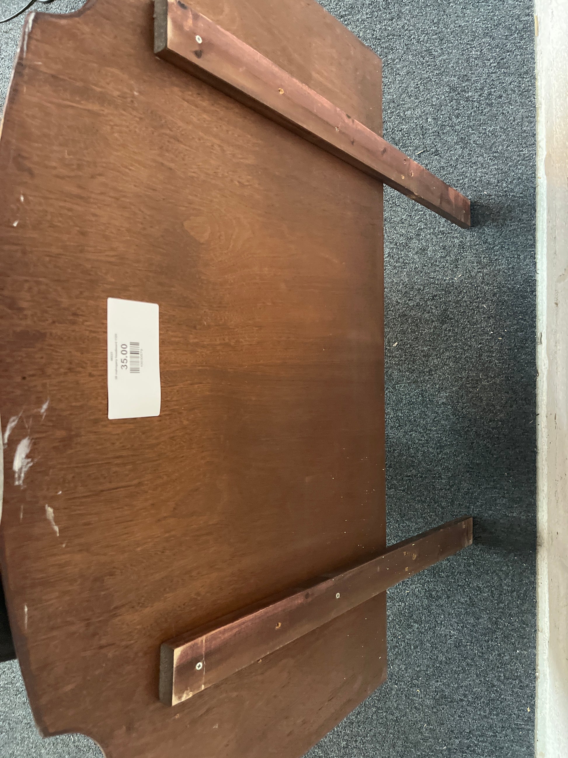 3ft mahogany headboard 3225