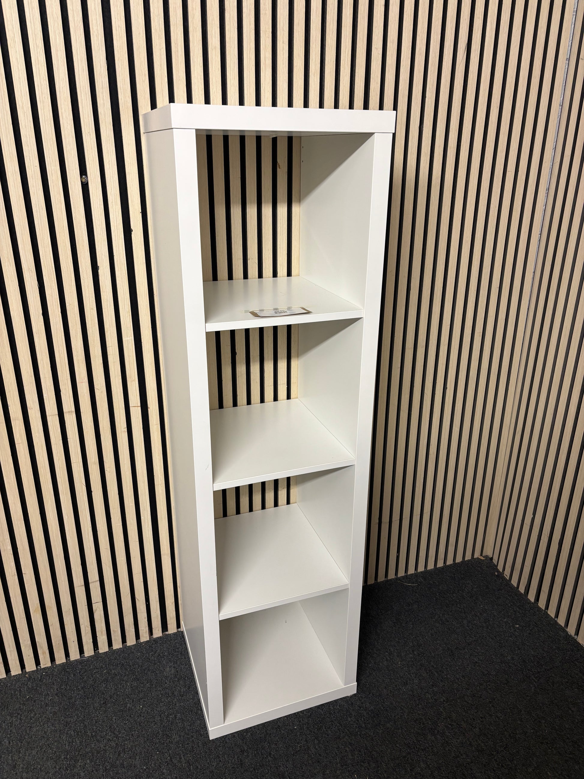 white ikea laminate open bookcase 44216
