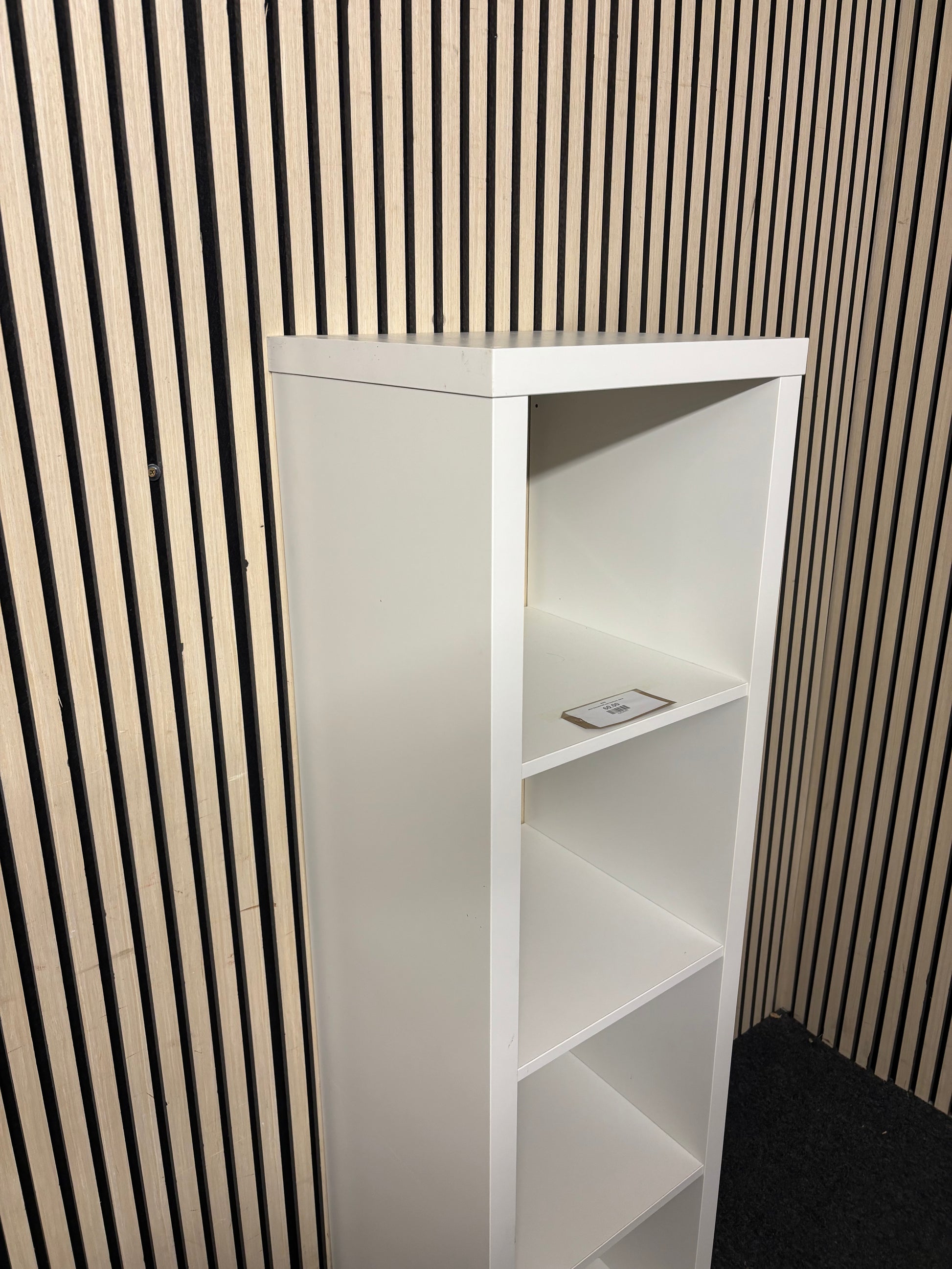 white ikea laminate open bookcase 44216