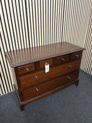 Mahogany stag 2+4 chest of drawers (H 71 x W 106 x D 46 cm) 44630