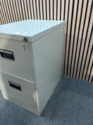 Go 2 drawer filing cabinet grey - GO Brand 73Hx46Wx62D