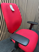 Red fabric swivel with HA arms 2425