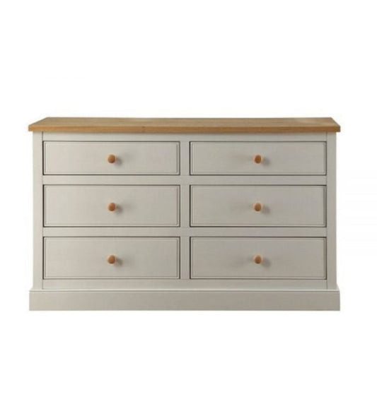 NEW Victoria 3+3 Chest of Drawers Grey