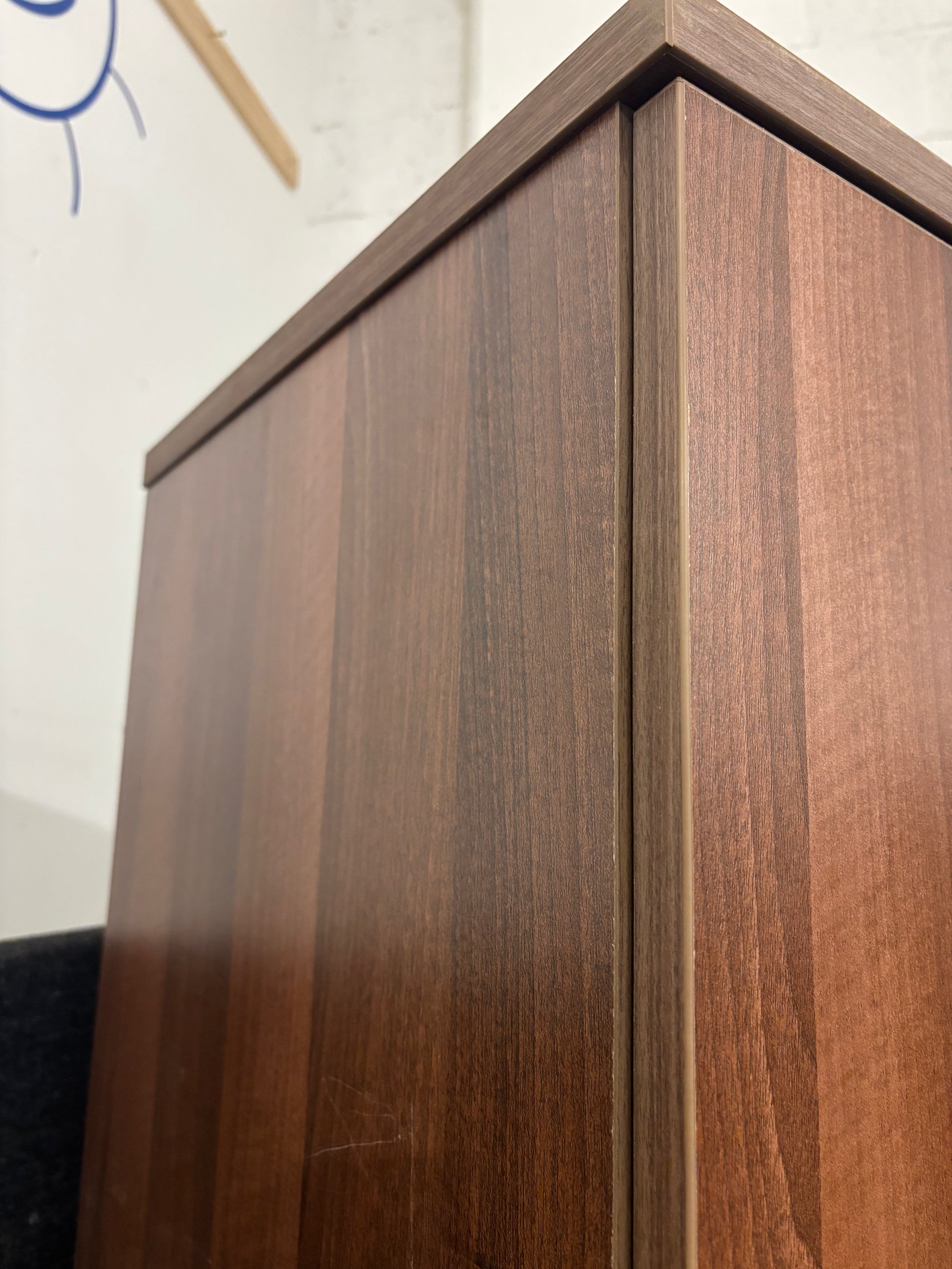 Universal double door cupboard 2140mm high with 4 shelves (2140mm High x 800mm Wide x 470mm Deep)