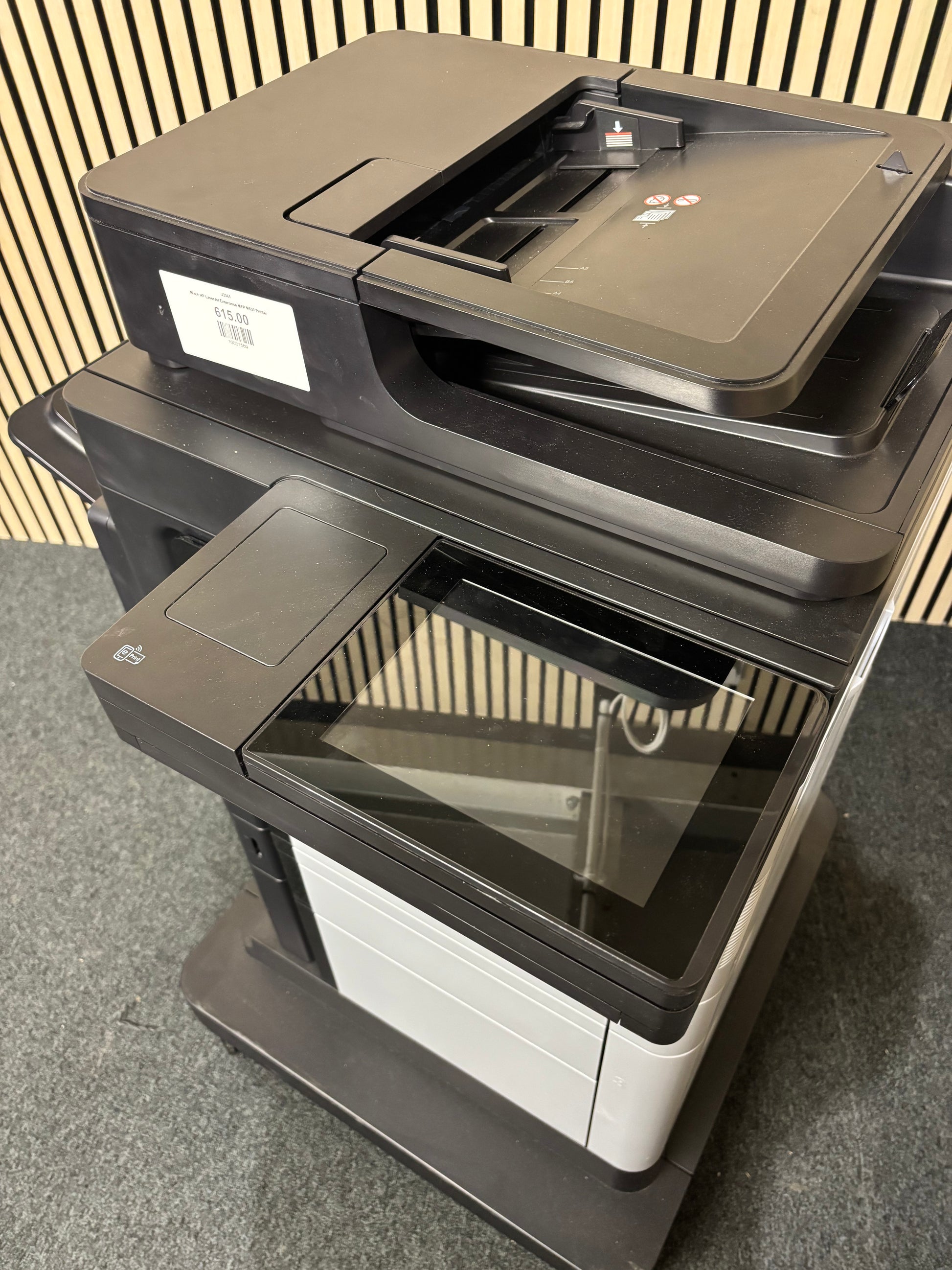 Black HP LaserJet Enterprise MFP M630 Printer