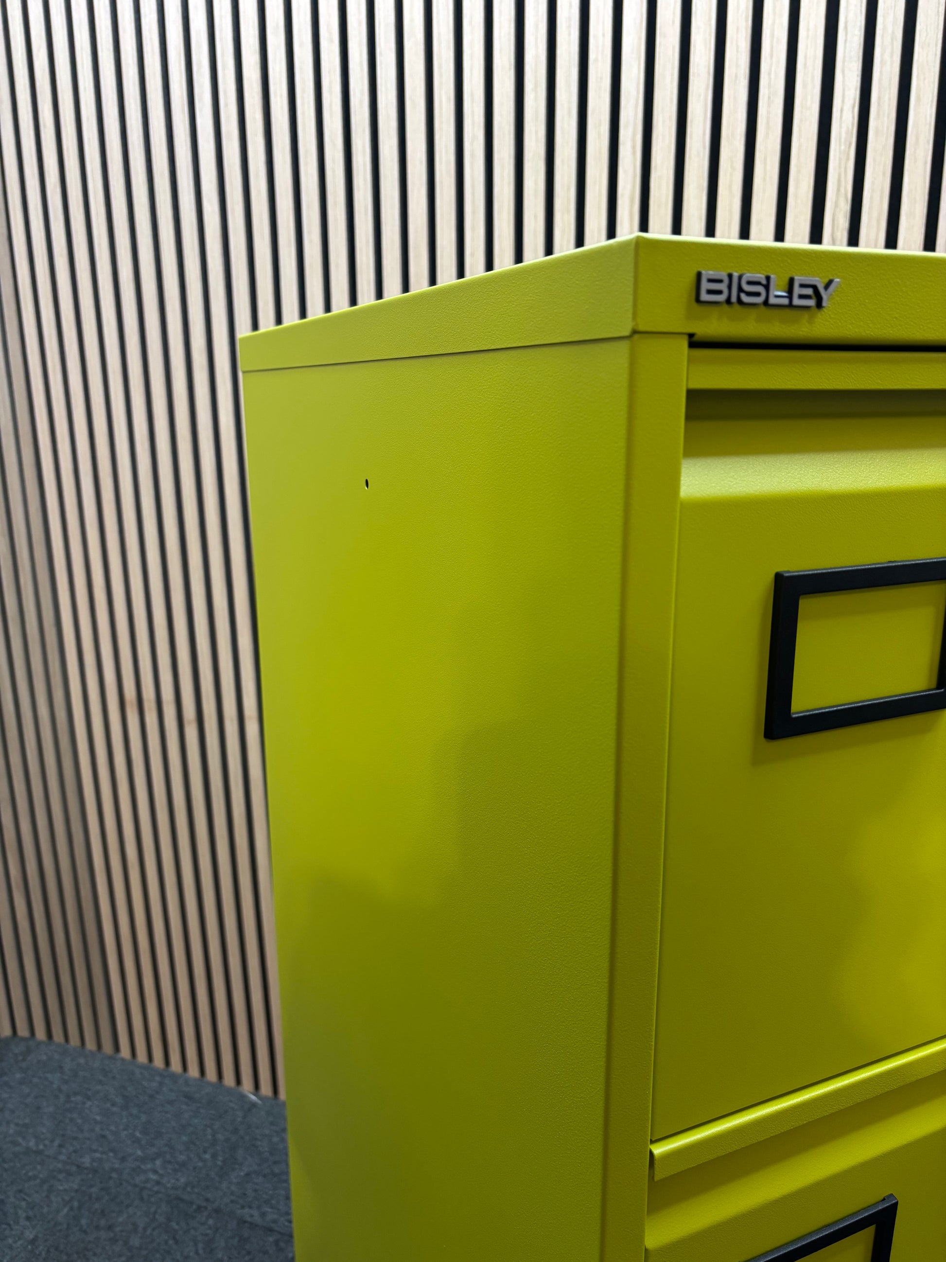 Steel 4 drawer contract filing cabinet 1321mm high - green