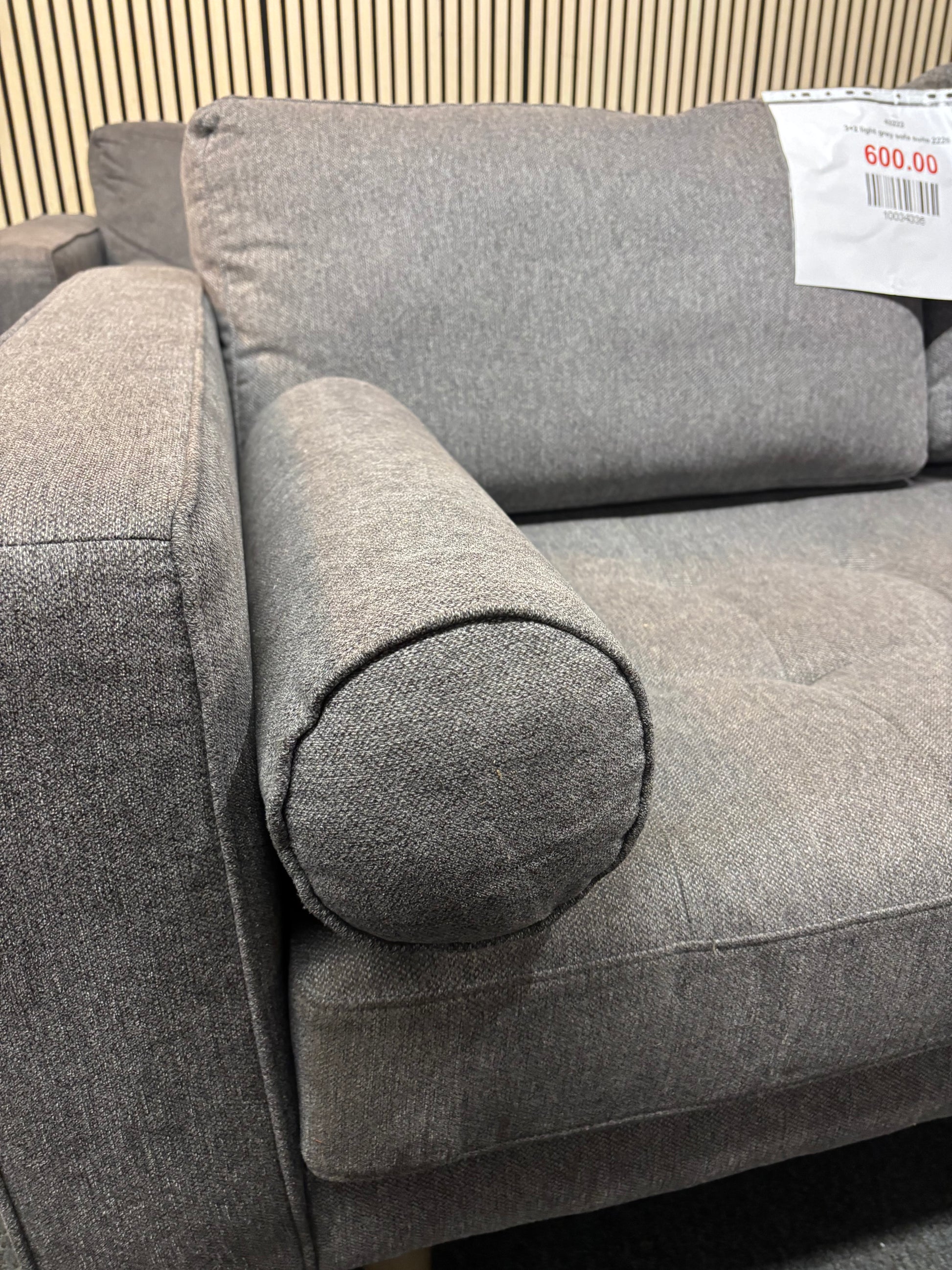 3+2 light grey sofa suite 2226