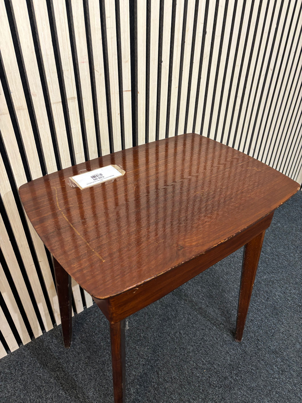 Mahogany framed top open cutlery set with table 3126