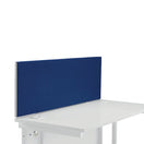 Straight desktop fabric screen - Various finishes (1200mm Wide x 400mm High)