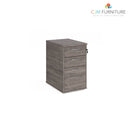 Wooden 600 desk high pedestal (600mm deep) - Grey Oak
