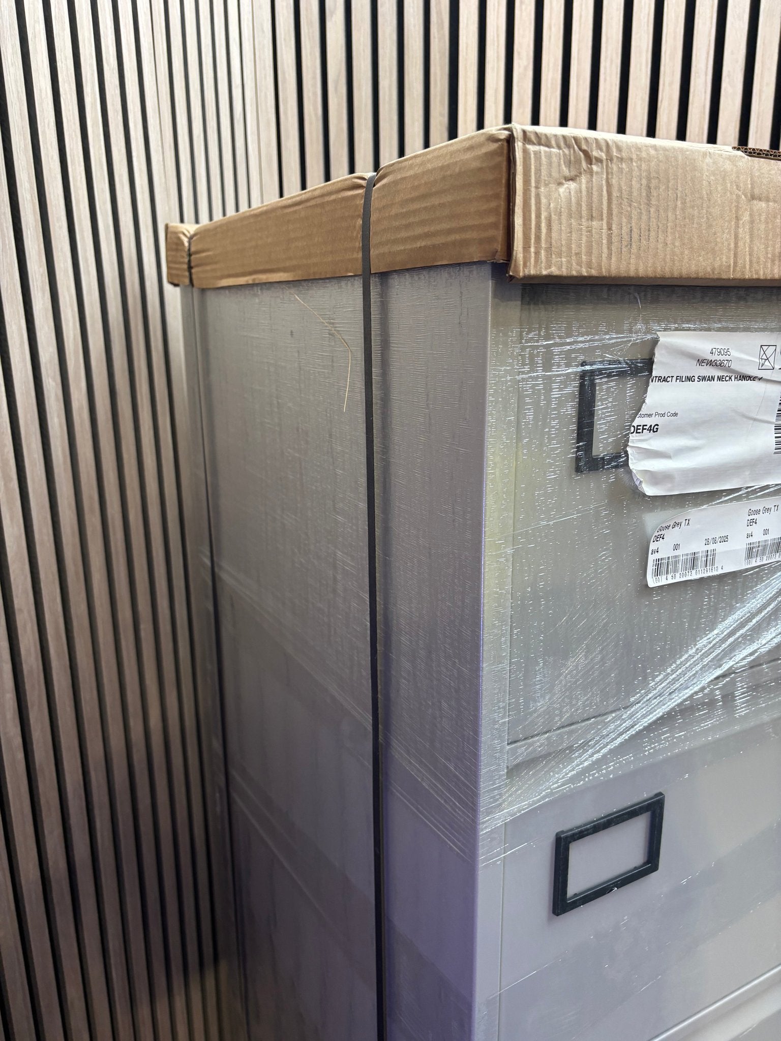 NEW Bisley PSF 4 drawer filing cabinet Goose Grey