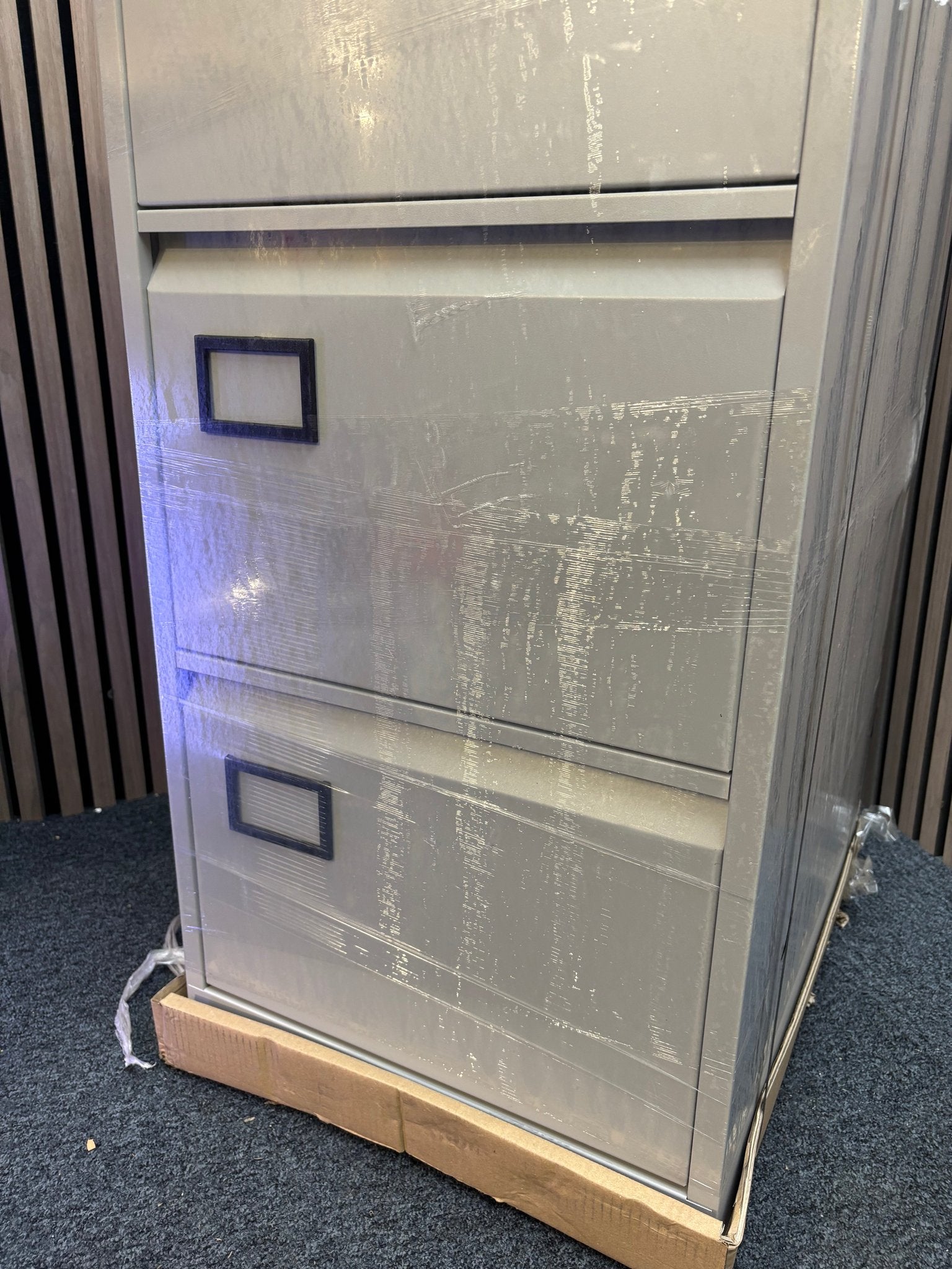 NEW Bisley PSF 4 drawer filing cabinet Goose Grey