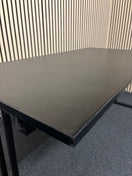 NEW Rectangular deluxe flip top meeting table with black frame 1600*800