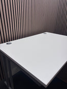 New White 1200 x 800 top with oak desk high pedestal - price Inc 23% VAT
