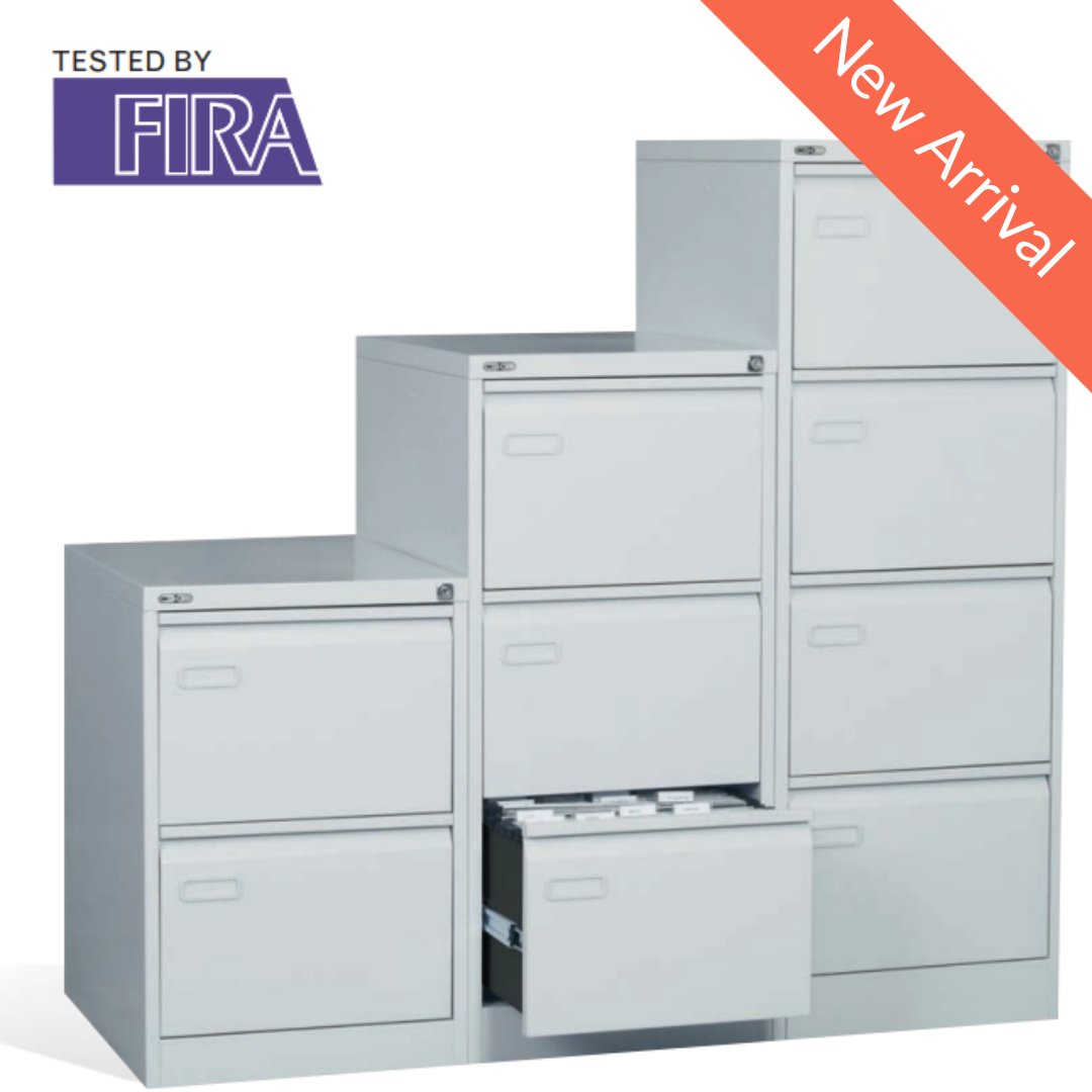 NEW AC3G 3 drawer filing cabinet in grey metal with keys H102X46wx62D. BRAND NEW PRICE INC VAT AT 23%