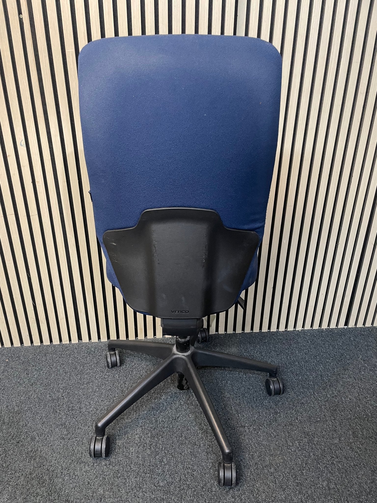 Verco PRf21 navy fabric swivel chair (no arms) 3425