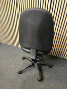 Black Vinyl swivel chair - no arms 3425