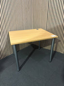 Beech 1200x800 straight study desk with twist off legs