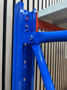 NEW All Metal HEAVY DUTY longspan racking 2000Hx1000Lx600D to include 2 no. upright, 4 no. shelf positions with metal shelves J3909