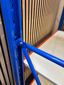 NEW All Metal HEAVY DUTY longspan racking 2000Hx1000Lx600D to include 2 no. upright, 4 no. shelf positions with metal shelves J3909
