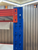 NEW All Metal HEAVY DUTY longspan racking 2000Hx1000Lx600D to include 2 no. upright, 4 no. shelf positions with metal shelves J3909