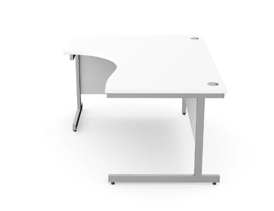 Left hand radial desk 1612 (1600mm x 1200mm)
