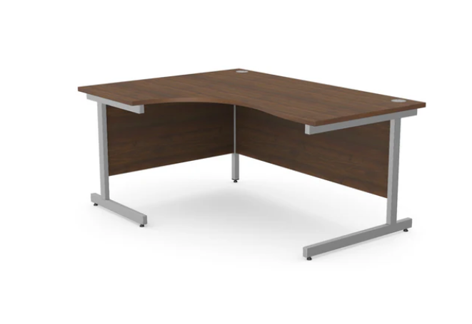 Right hand radial desk 1612 (1600mm x 1200mm)