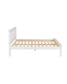 NEW Monaco 5ft White or Grey framed bed - high or low foot end