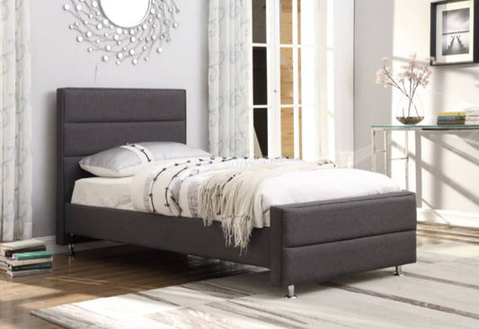 New Tiffany 4ft 6 Charcoal Bed