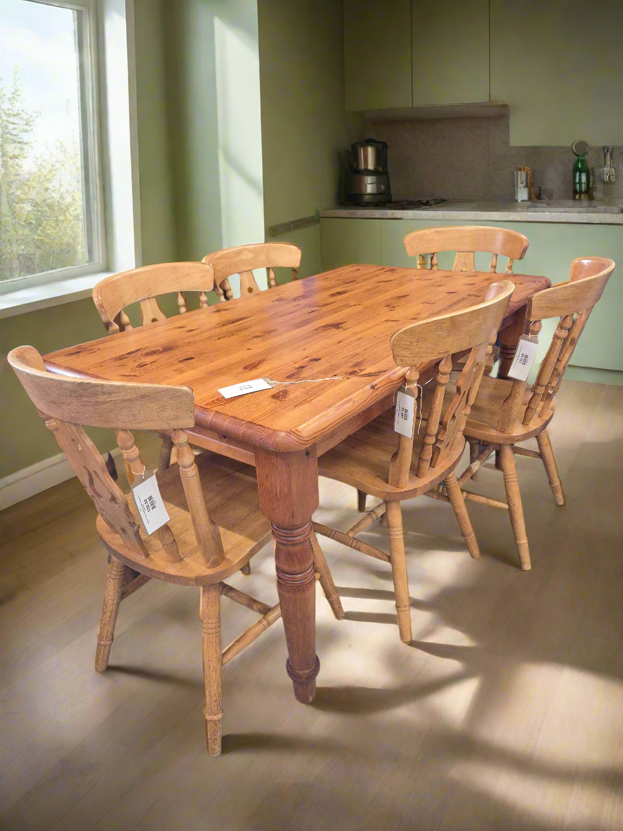 Used farmhouse kitchen table hotsell
