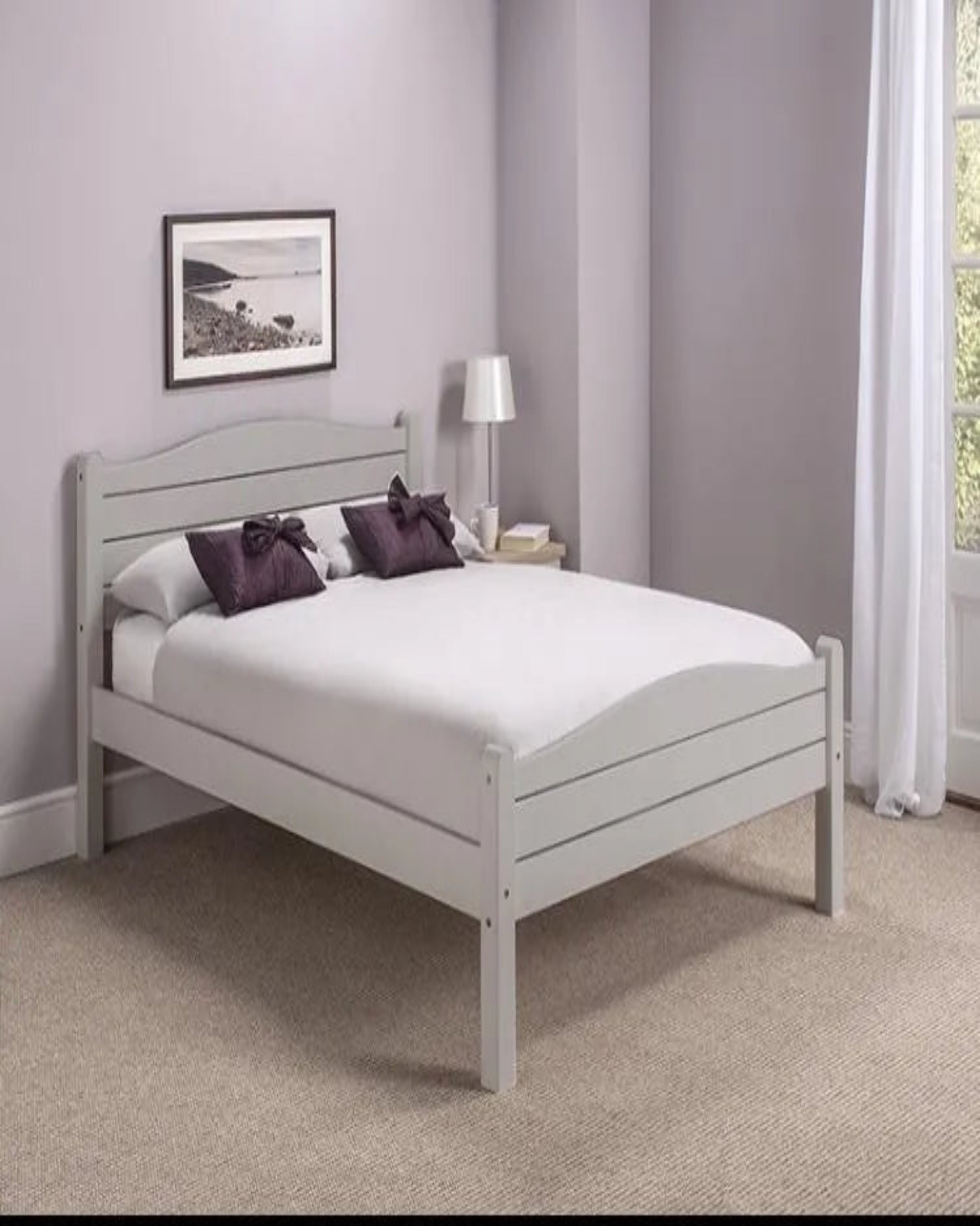 NEW Elwood 4ft 6 bed frame - Grey
