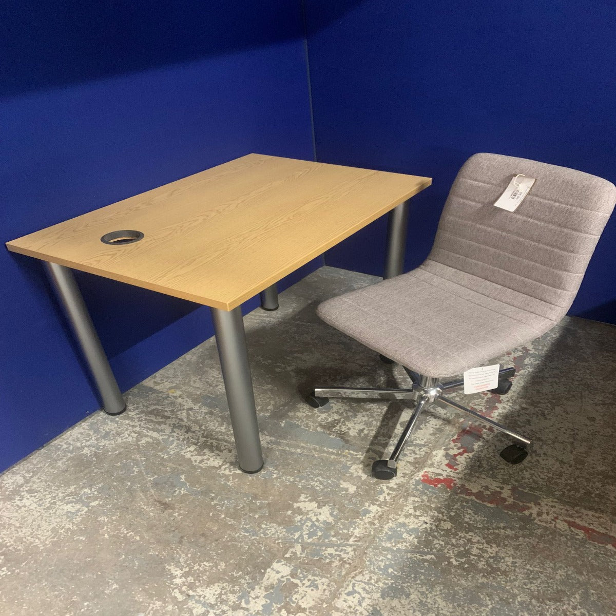 BUNDLE DEAL: Tempo fabric swivel chair and study desk