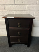 Switch Dark wood laminate 3 drawer locker 2225 2 image