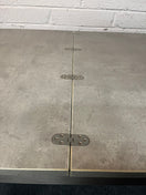 Switch Metal framed large fold out grey laminate kitchen table (H 72 x W 180 x D 90 cm) 1325 3 image