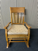 Switch High back solid wood slatted back rocking chair 2325 2 image