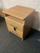 Switch Oak laminate 2 drawer 1 shelf  (H 62 x W 45 x D 45 cm) 3225 3 image