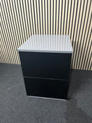 Switch black gloss 2 drawer storage unit (H 67 x W 50 x D 59 cm) 3325 2 image